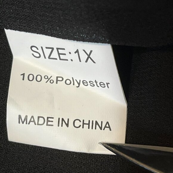 Unbranded Top 1X Bishop Sleeve Semi Sheer Goth Wimsigoth Fairy Grunge Romantic - Picture 7 of 8